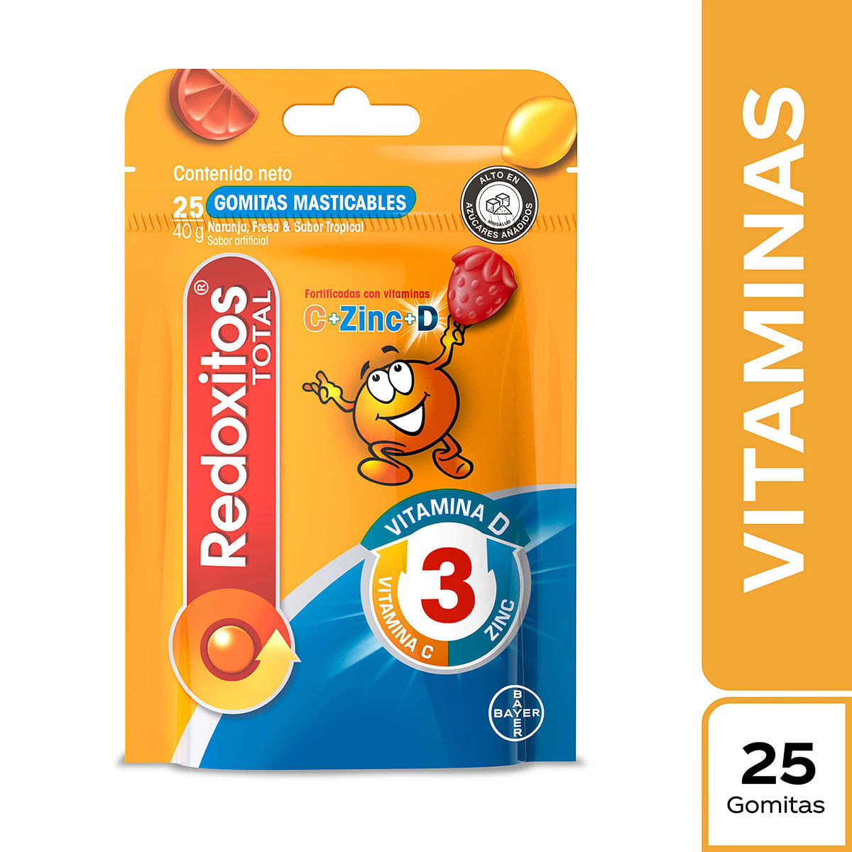 Gomitas Masticables Redoxitos Total Bayer Sobre X 25 Uds.