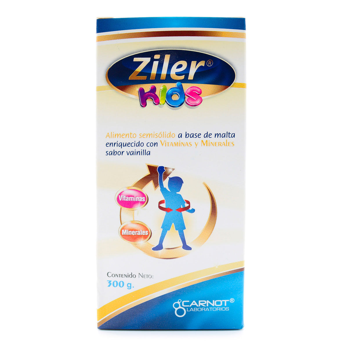 Alimento Semisólido Carnot Ziler Kids Vainilla Frasco x 300 g