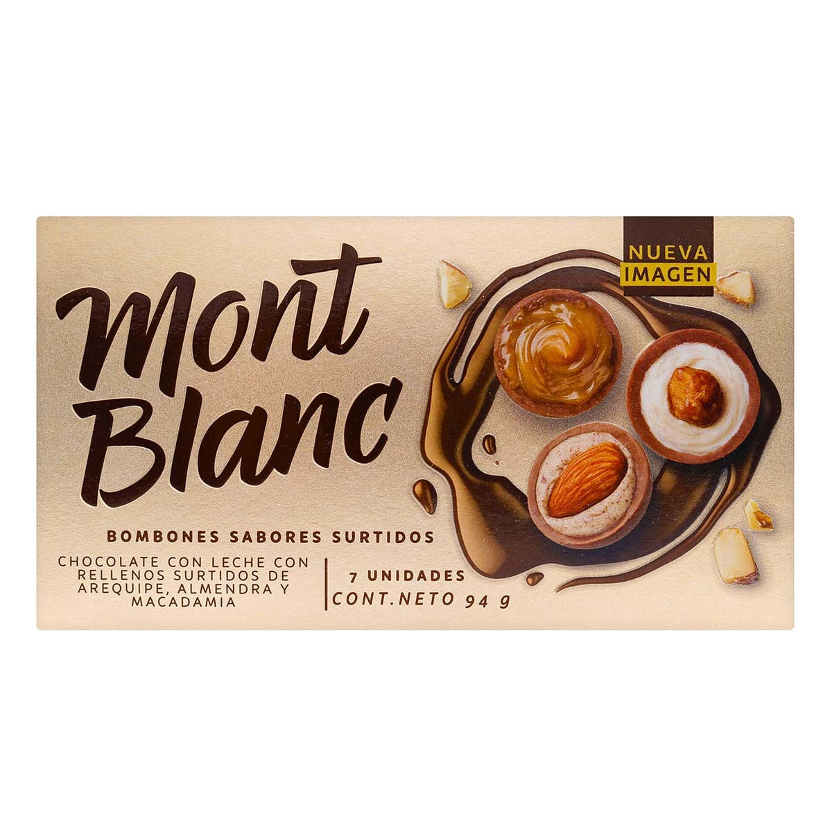 Bombones Mont Blanc Surtidos Caja X 94 G X 7 Uds.