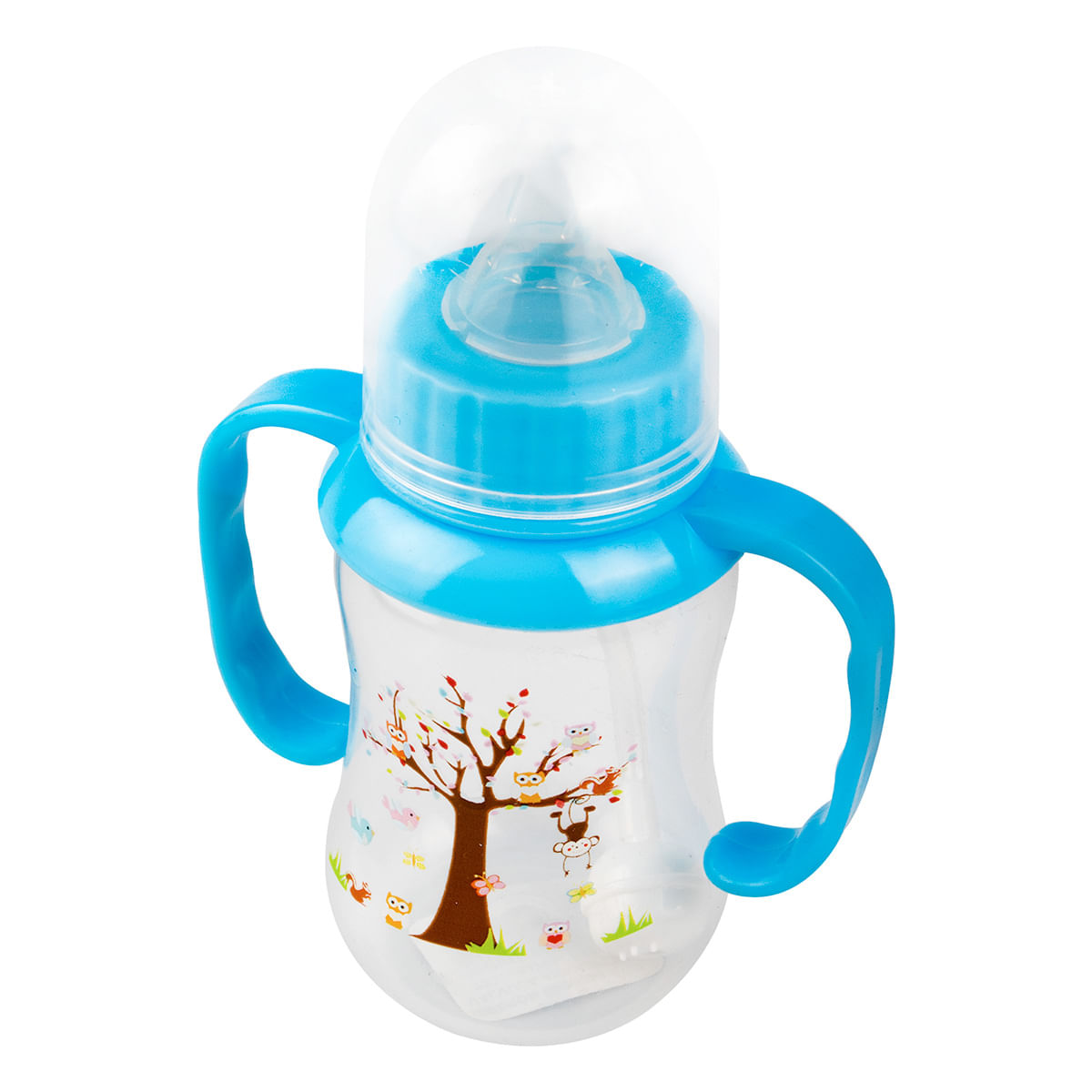 Biberón D Cristal con Manijas Válvula x 5 Oz.