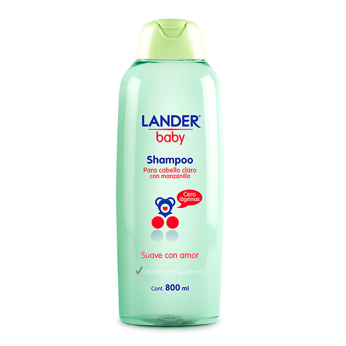 Shampoo Lander Baby Cabello Claro Frasco X 800 Ml.