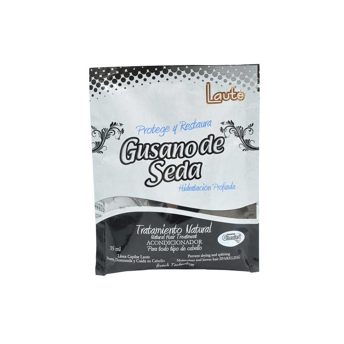 Tratamiento Capilar Chenier Gusano de Seda Sobre x 35 mL Caja x 20 Uds