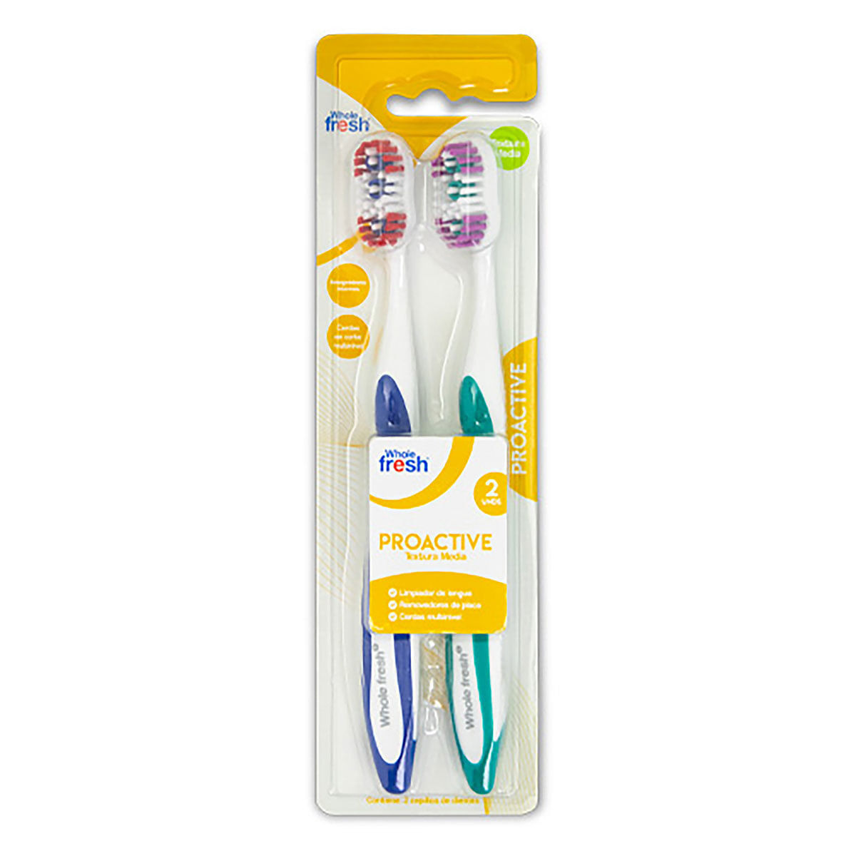 Cepillo Dental Icom Whole Fresh Proactive Blister X 2 Uds.