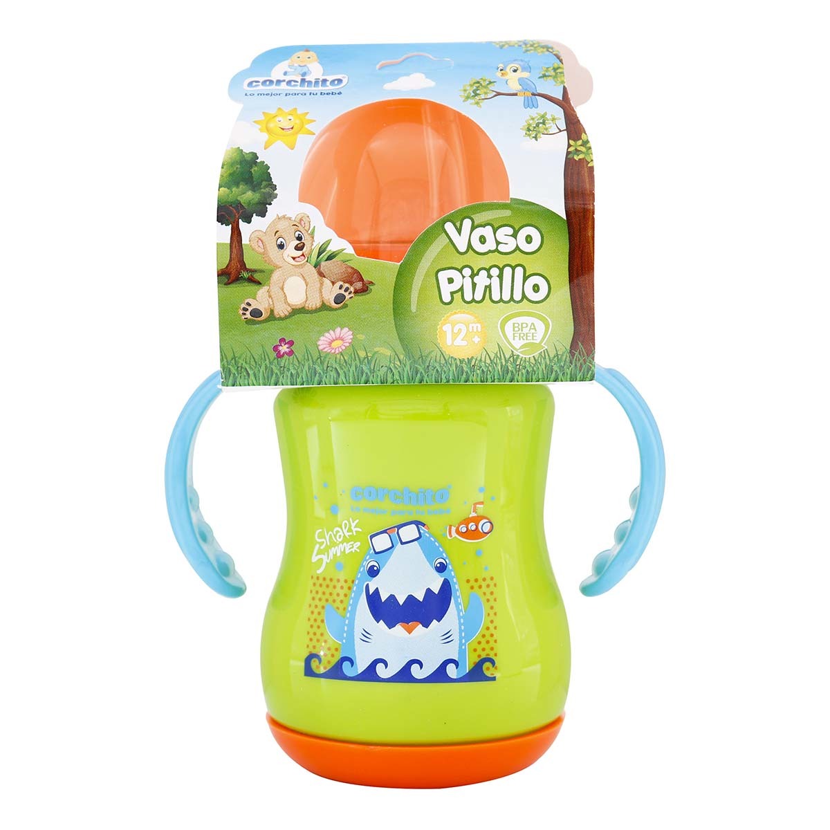 Vaso Pitillo Corchito +12M Blister X 1 Ud.
