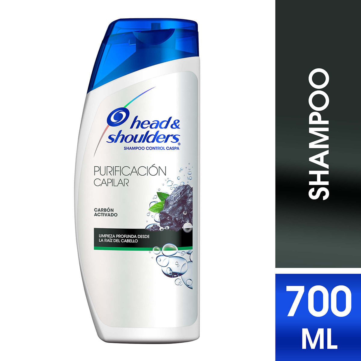 Shampoo Head & Shoulders Purificación Capilar Carbón Frasco x 700 mL.