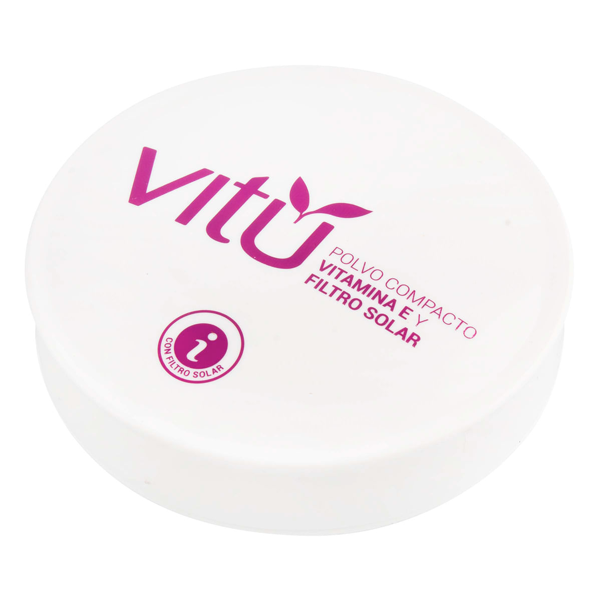 Polvo Compacto Vitú Vitamina E Cacao Tono 5 Frasco x 1 Ud.