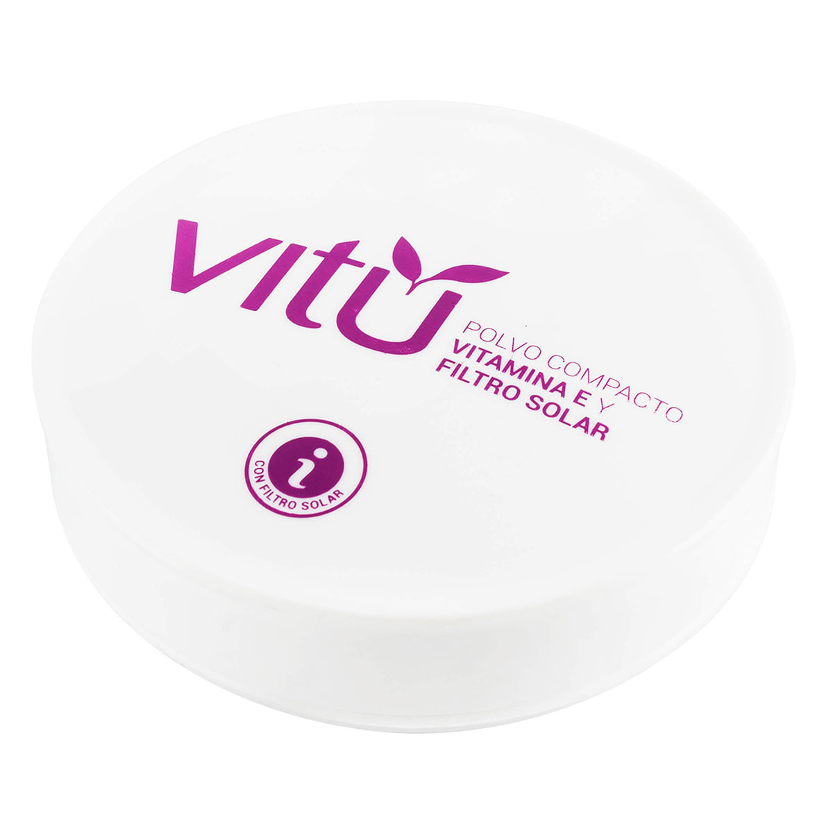Polvo Compacto Vitú Vitamina E Avellana Tono 2 Frasco x 1 Ud.