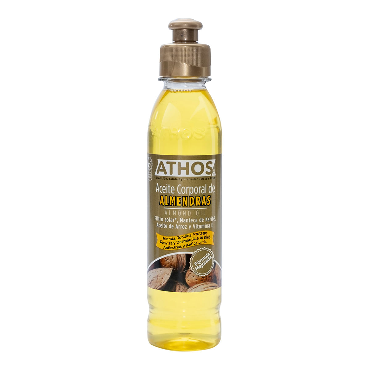 Aceite Corporal De Almendras Athos Frasco X 250 Ml.