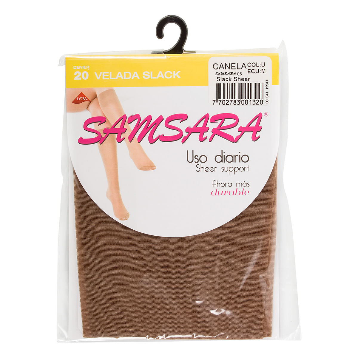 Medias Samsara Slack Canela Talla U Paquete x 1 Ud.