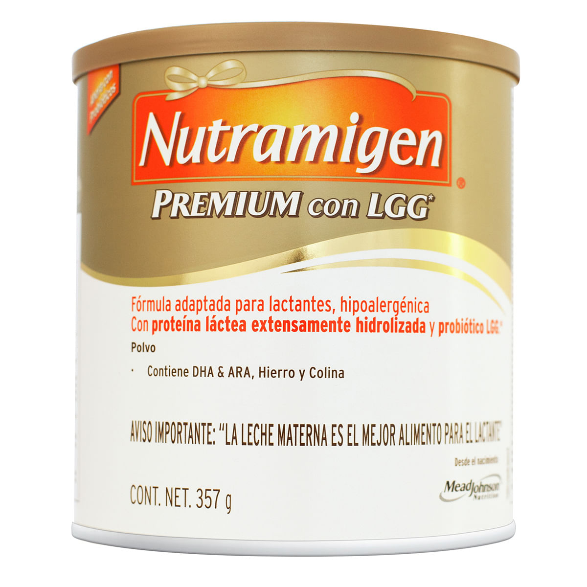 Fórmula Láctea Nutramigen Premium Con Lgg Polvo Tarro X 357 G.