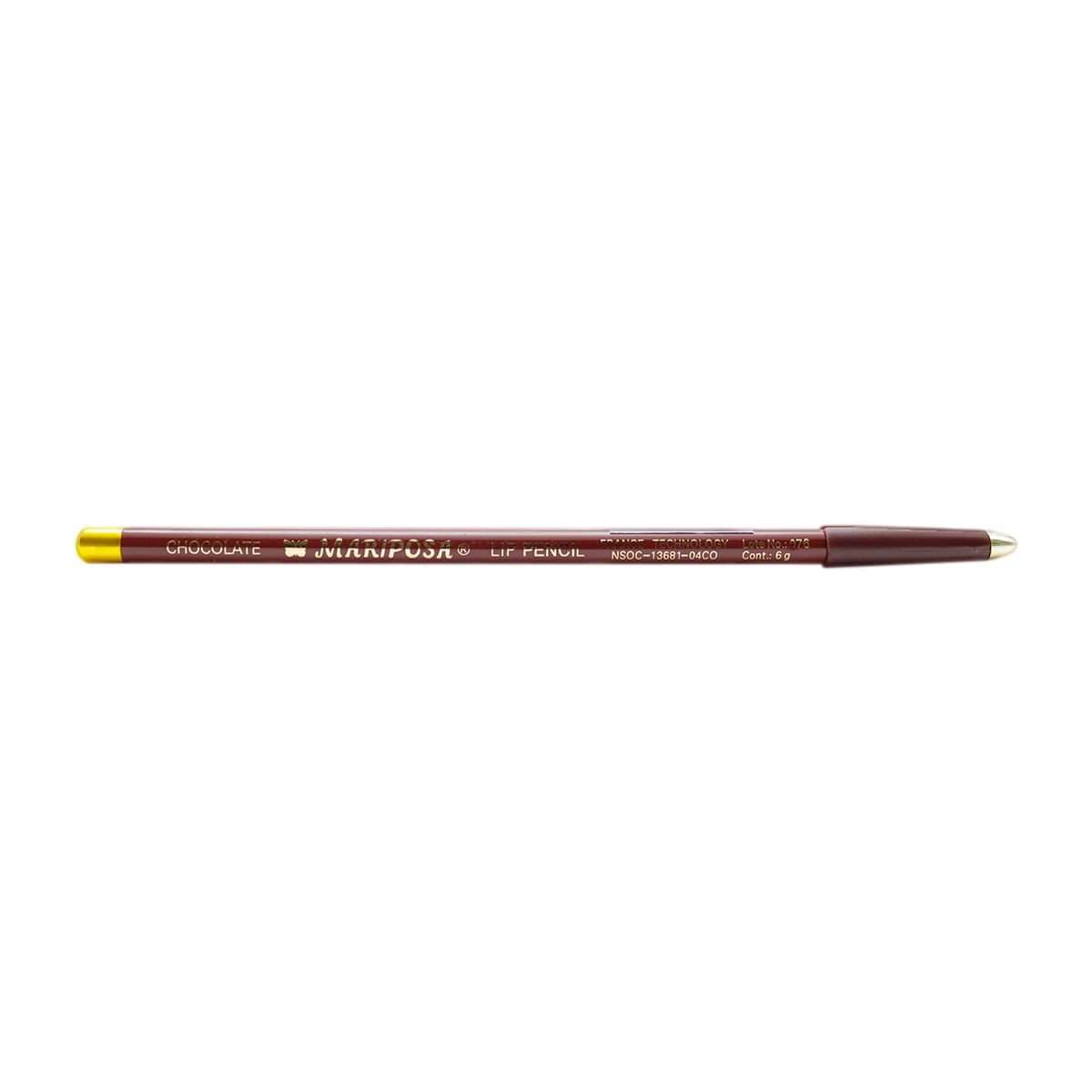 Lápiz Delineador de Labios 6 g Mariposa Chocolate x 1 Ud.