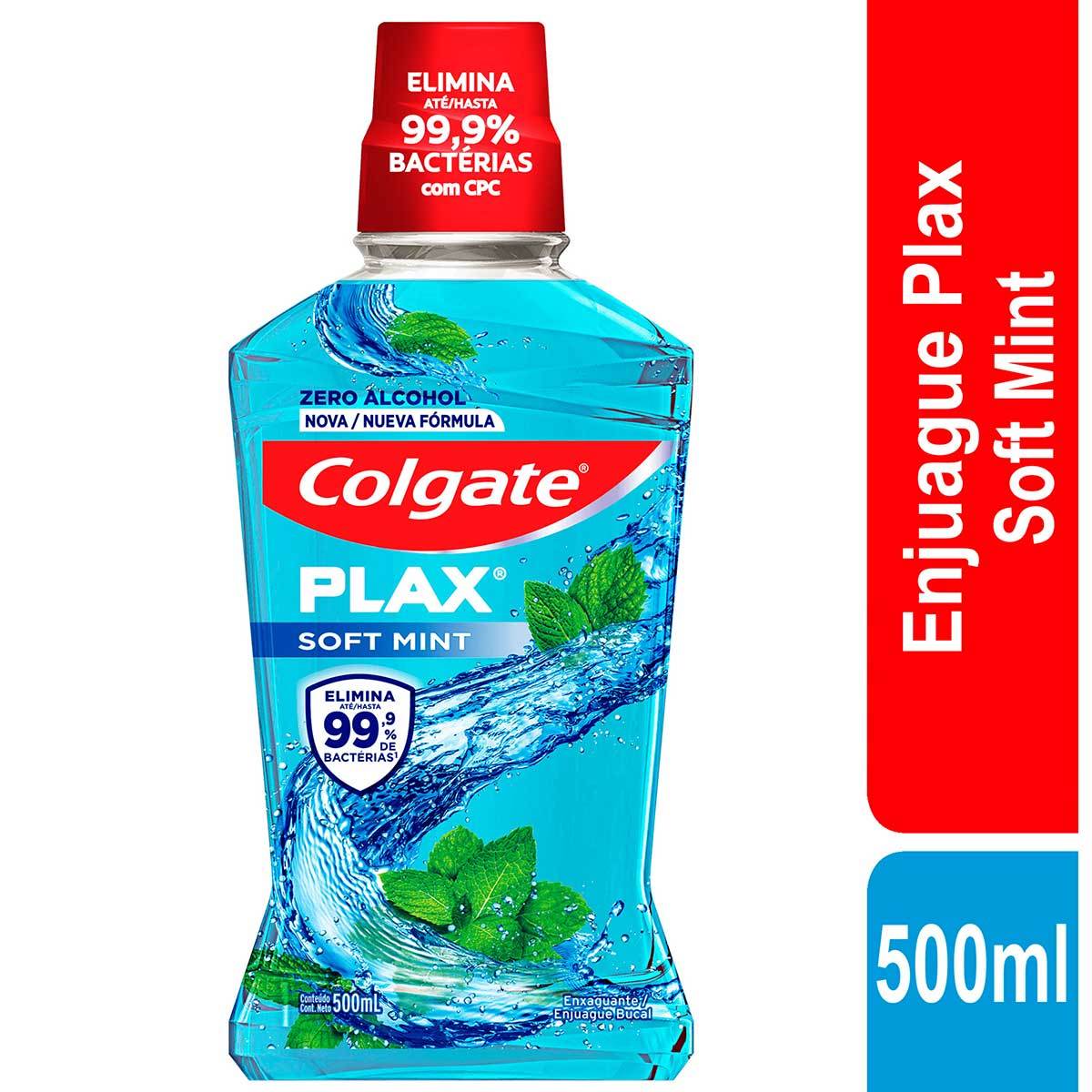 Enjuague Bucal Colgate Plax Soft Mint Frasco x 500 mL.