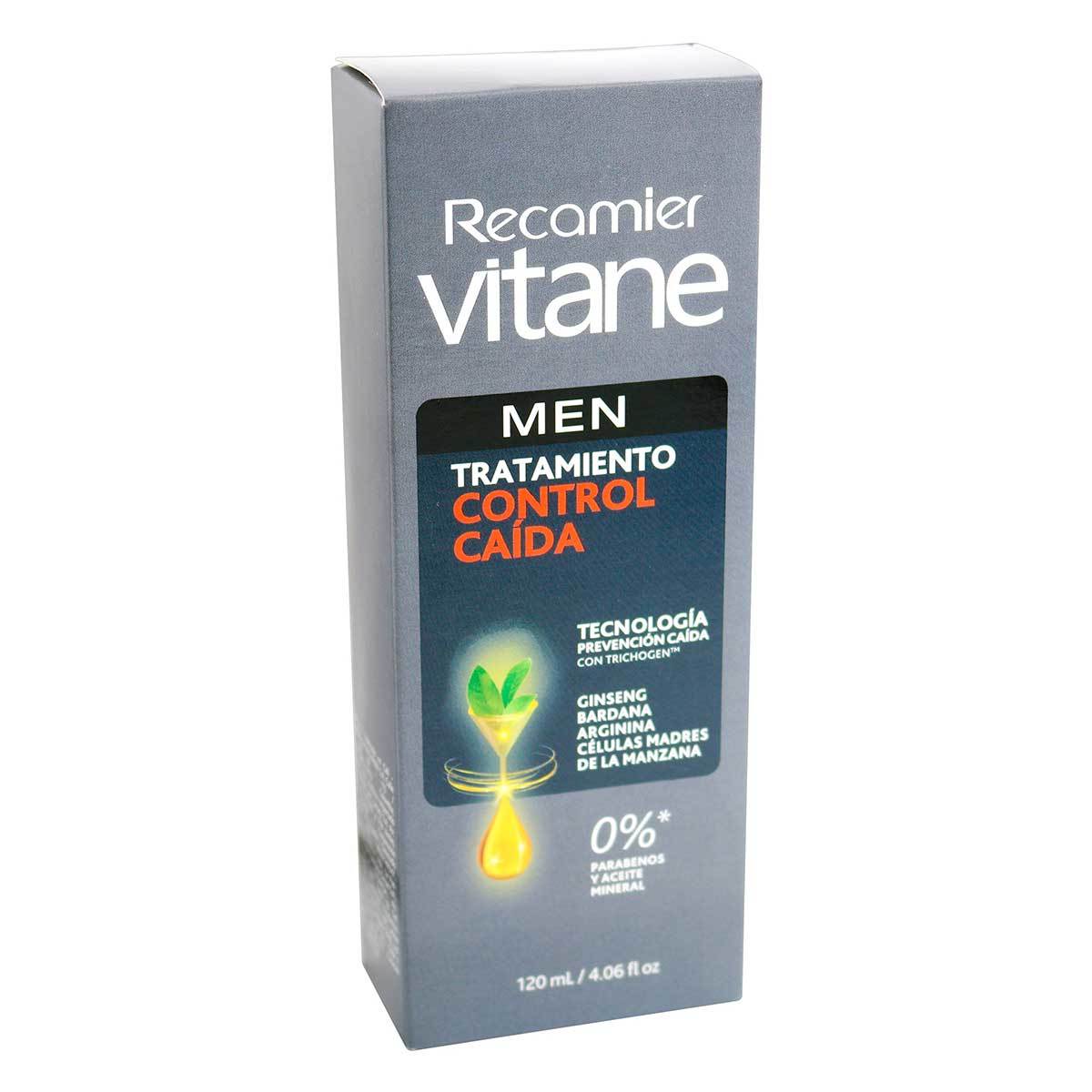 Tratamiento Capilar Vitane Men Control Caída Frasco x 120 mL.