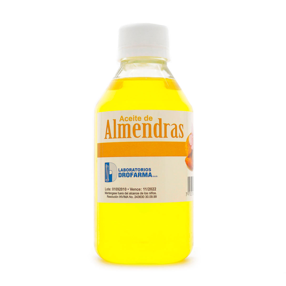 Aceite De Almendras Drofarma Frasco X 250 Ml.