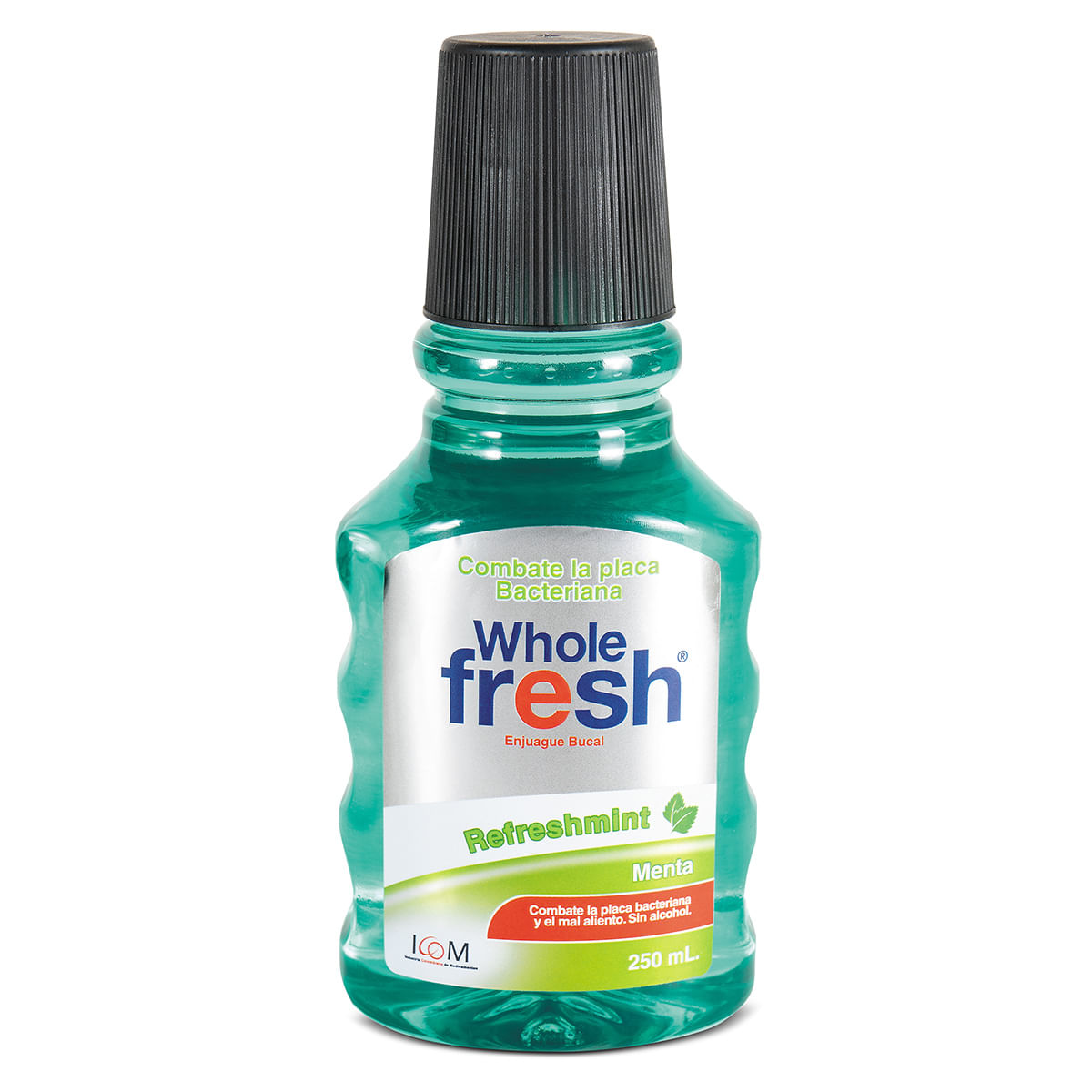 Enjuague Bucal Icom Whole Fresh Refreshmint Menta Frasco x 250 mL