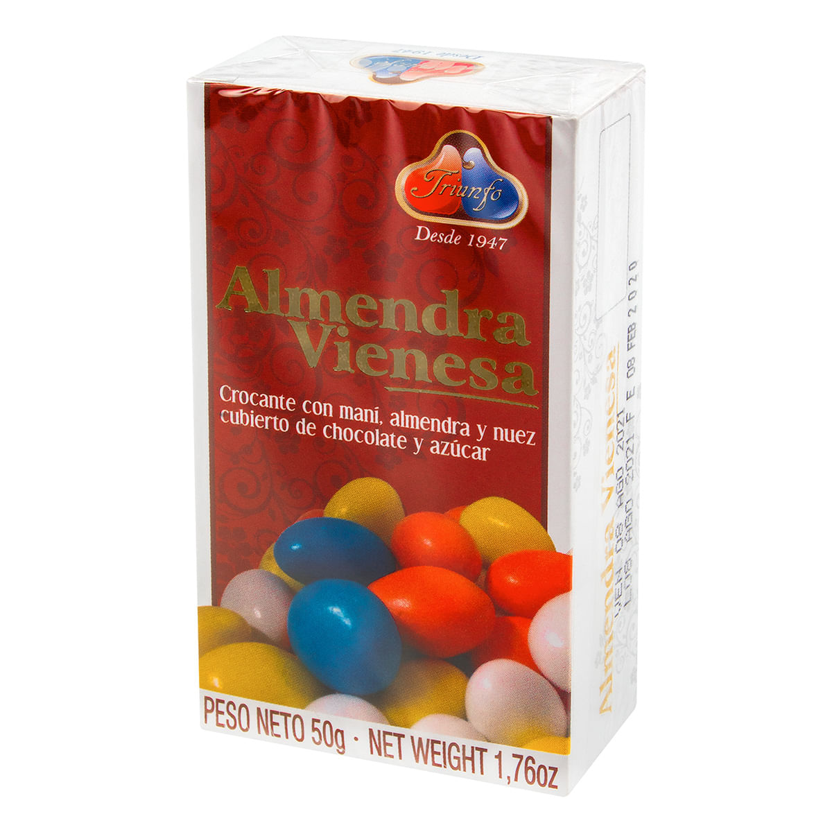 Almendra Vienesa Triunfo Caja x 50 g.