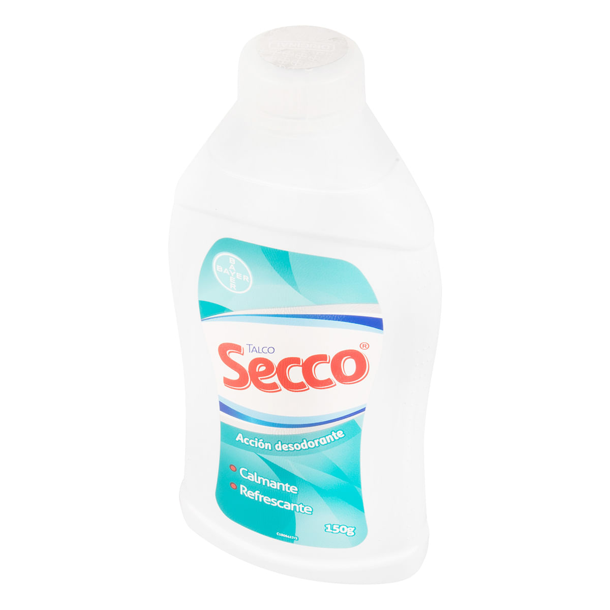 Talco Secco Bayer Acción Desodorante Frasco X 150 G.