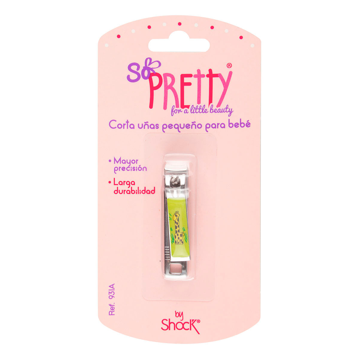 Corta Uñas Shock Pequeño para Bebé Blister x 1 Ud.
