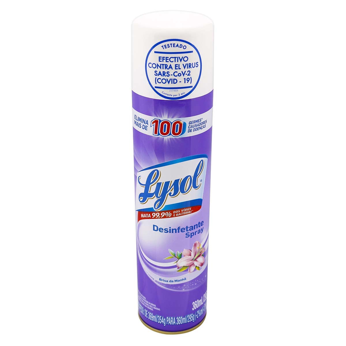 Desinfectante Lysol Brisas de Mañana Spray x 360 mL.