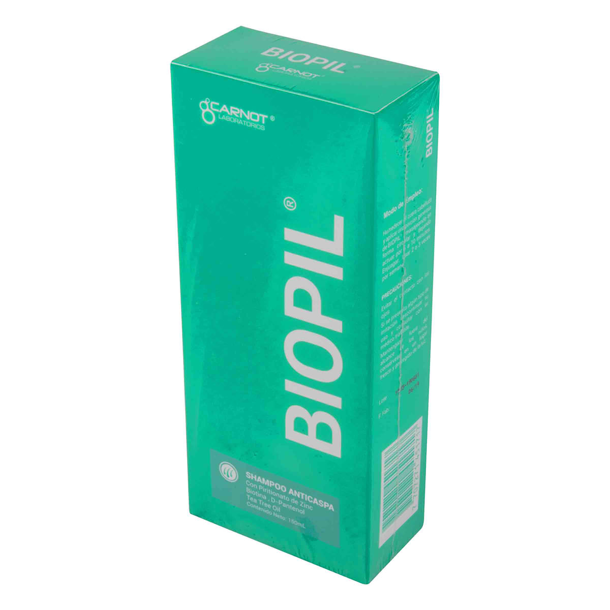 Shampoo Carnot Biopil Anticaspa Frasco X 150 Ml.