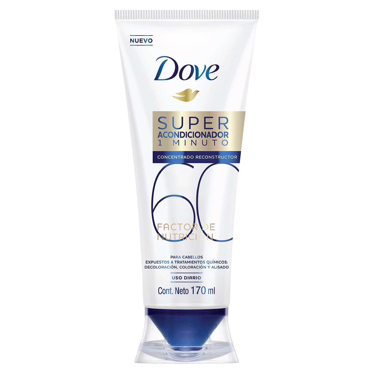 Acondicionador Dove 1 Minuto Factor De Nutrición Tubo X 170 Ml.