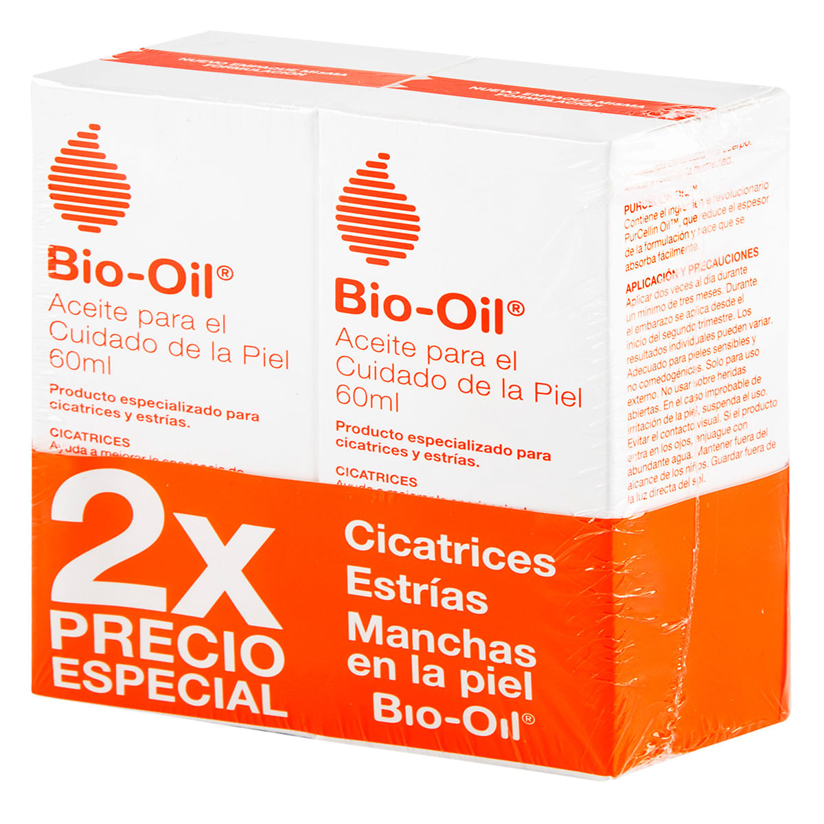 Aceite Para La Piel Bio Oil Frasco 60 Ml X 2 Uds Precio Especial.