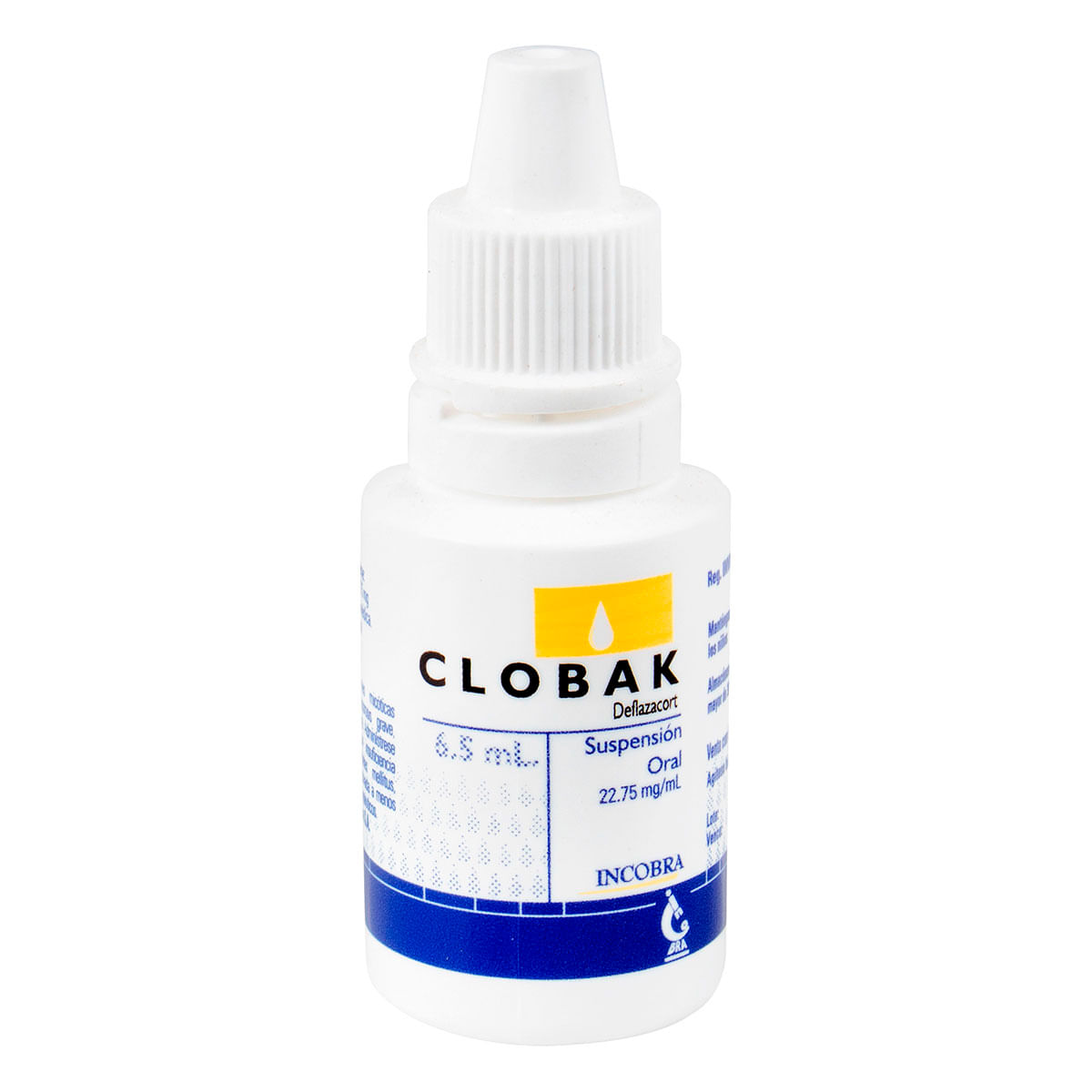 Suspensión Oral Clobak 22.75 Mg/Ml Incobra Frasco X 6.5 Ml.