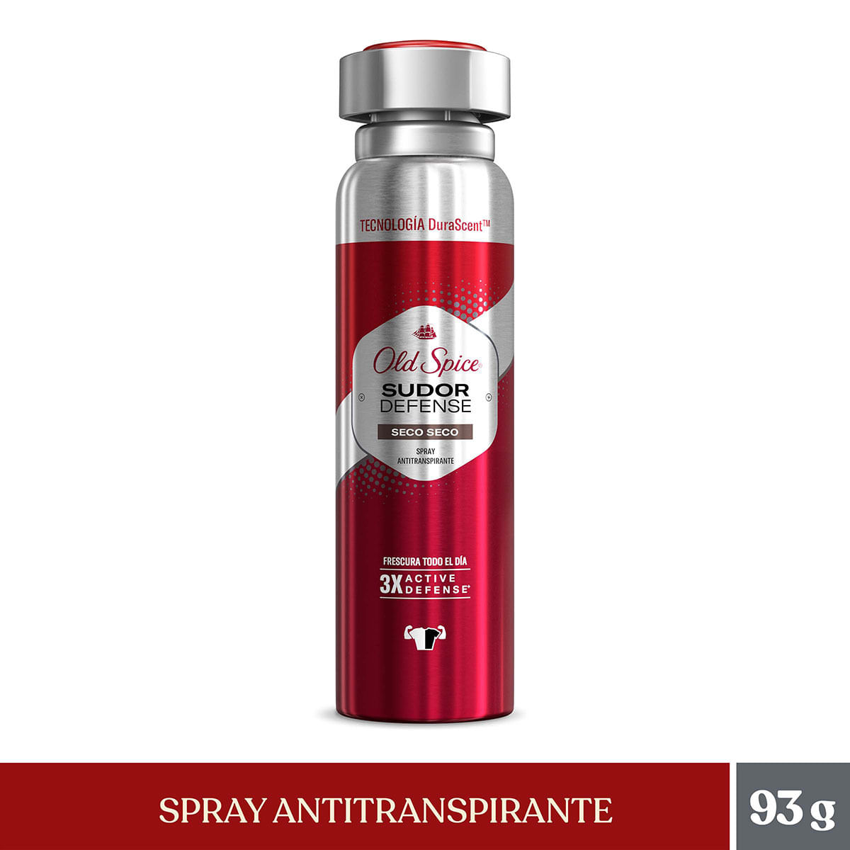 Antitranspirante Old Spice Sudor Defense Seco Spray x 93 g.