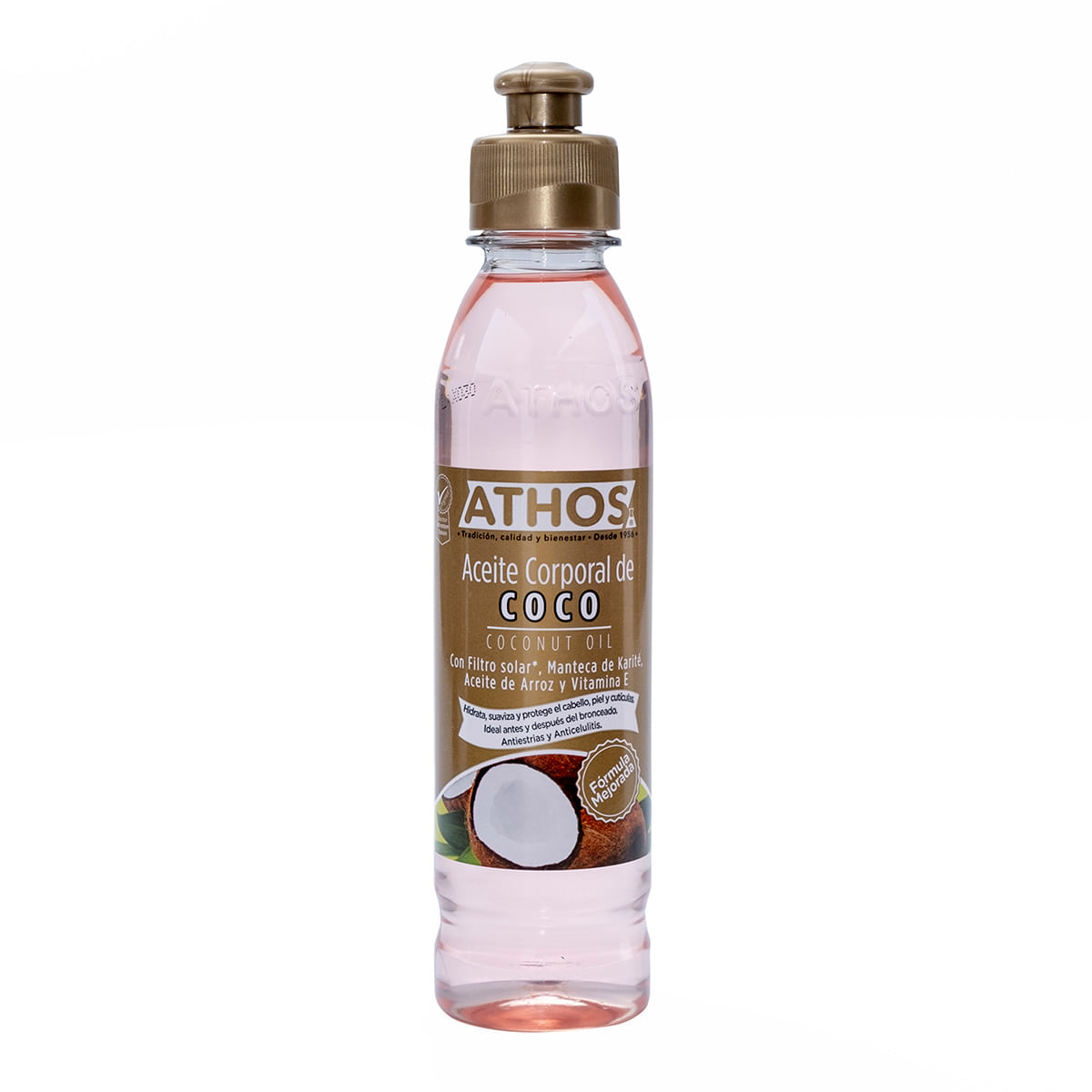 Aceite Corporal De Coco Athos Frasco X 250 Ml.