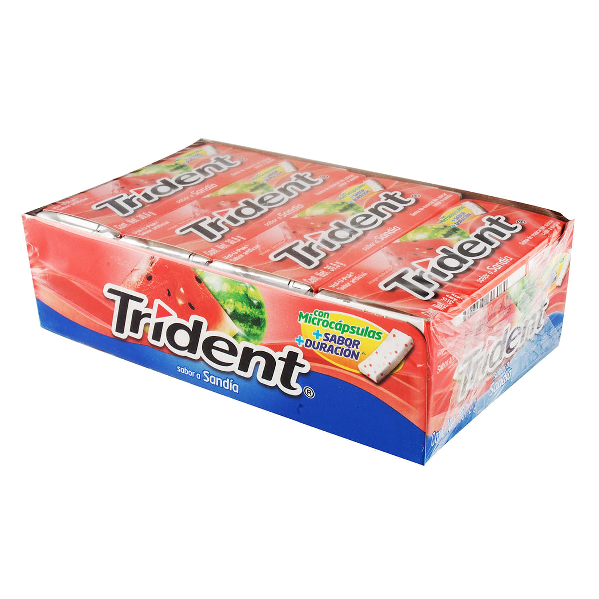 Goma De Mascar Trident Sandía Caja X 12 Uds.