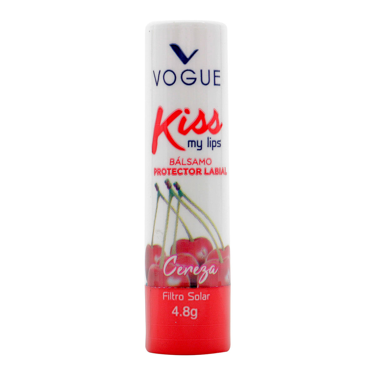 Protector Labial Vogue Kiss My Lips Cereza Barra x 4.8 g