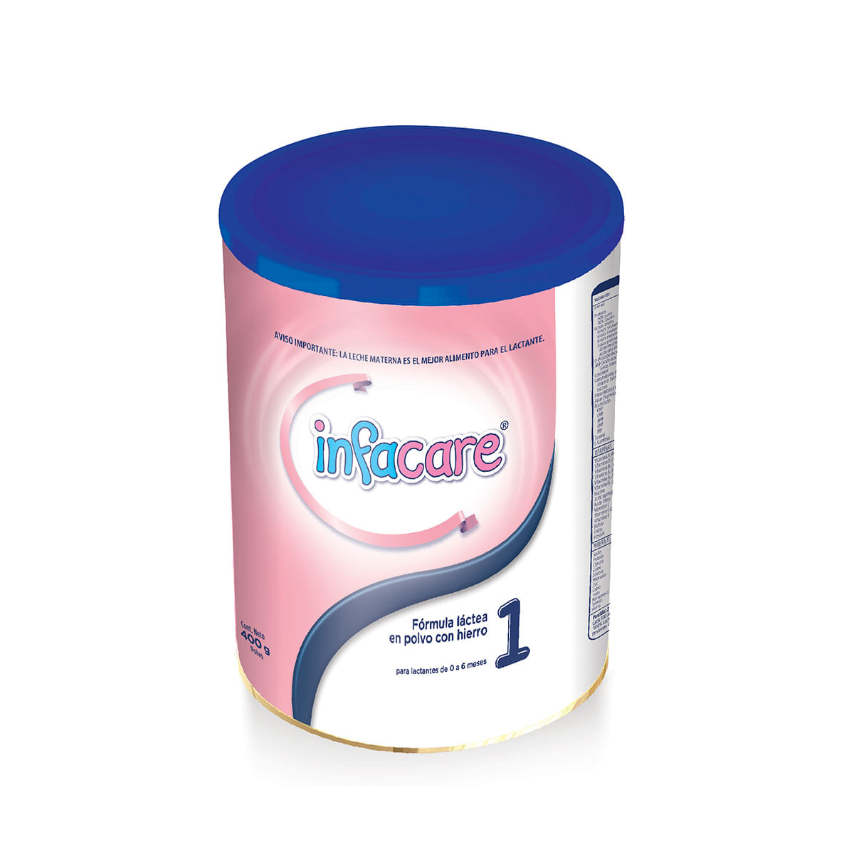 Fórmula Láctea Infacare 1 0-6 Meses Polvo Tarro x 400 g