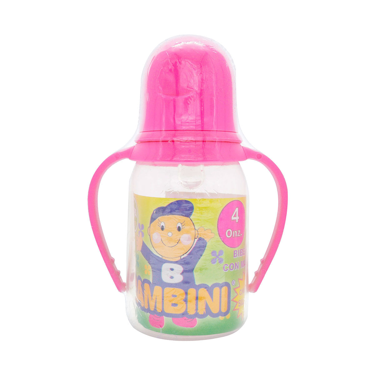 Biberón Bambini 2 Manijas 4 Oz x 1 Ud.