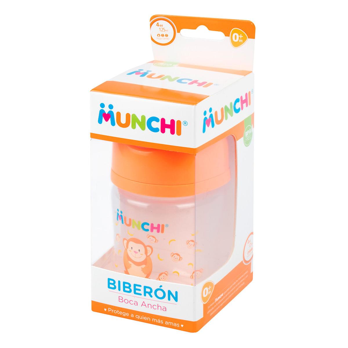 Biberón Munchi Boca Ancha 4 Oz Caja x 1 Ud.