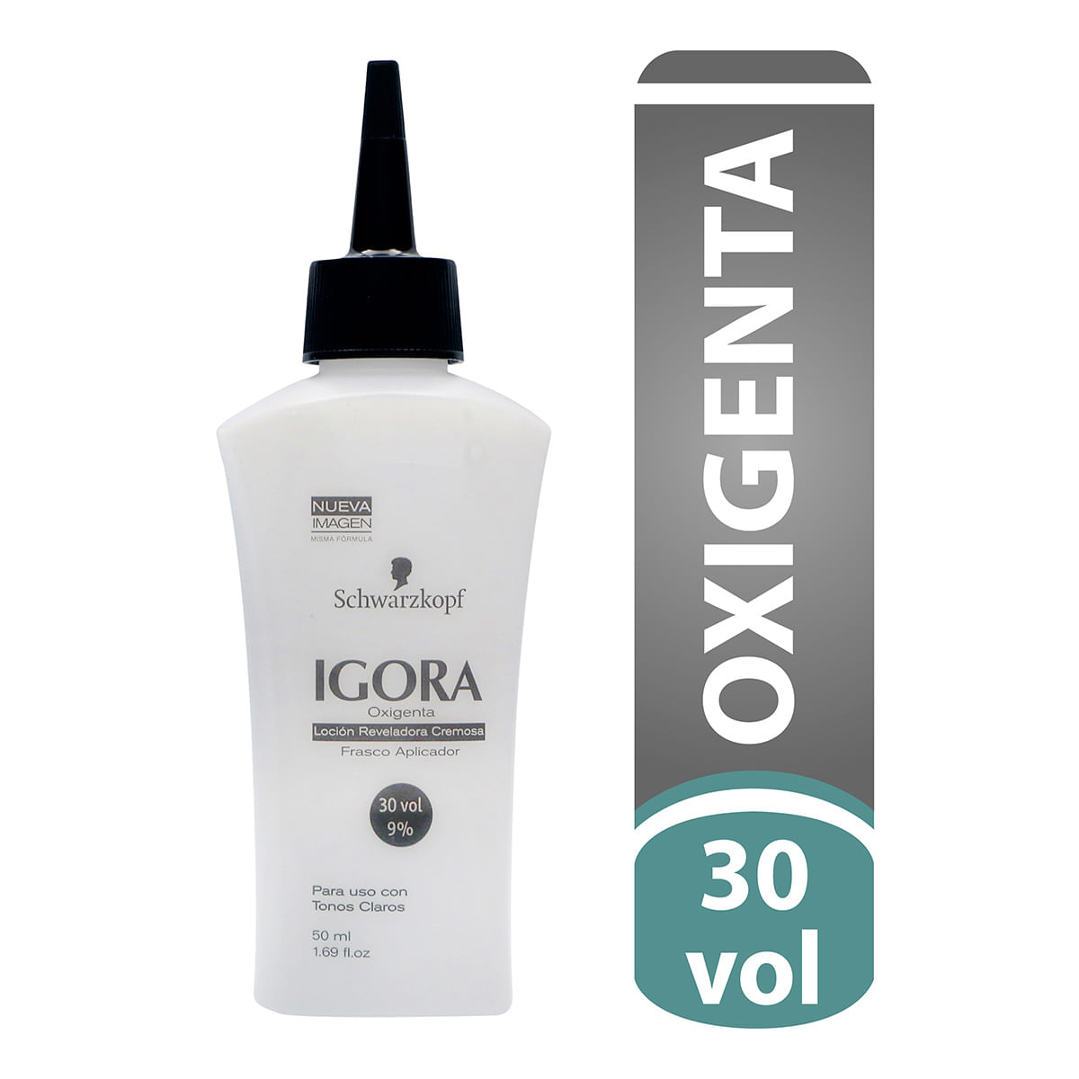 Oxigenta Schwarzkopf Igora Loción Reveladora Cremosa 9% 30 Vol Frasco x 50 mL.