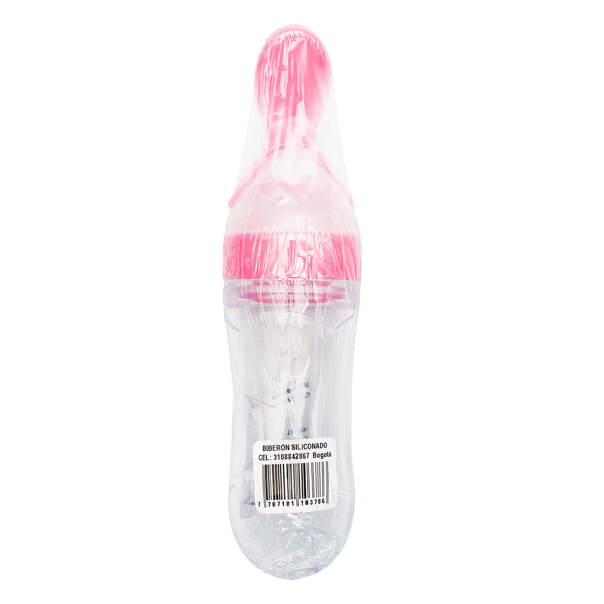 Biberón D Cristal Siliconado Cuchara x 3 Oz.