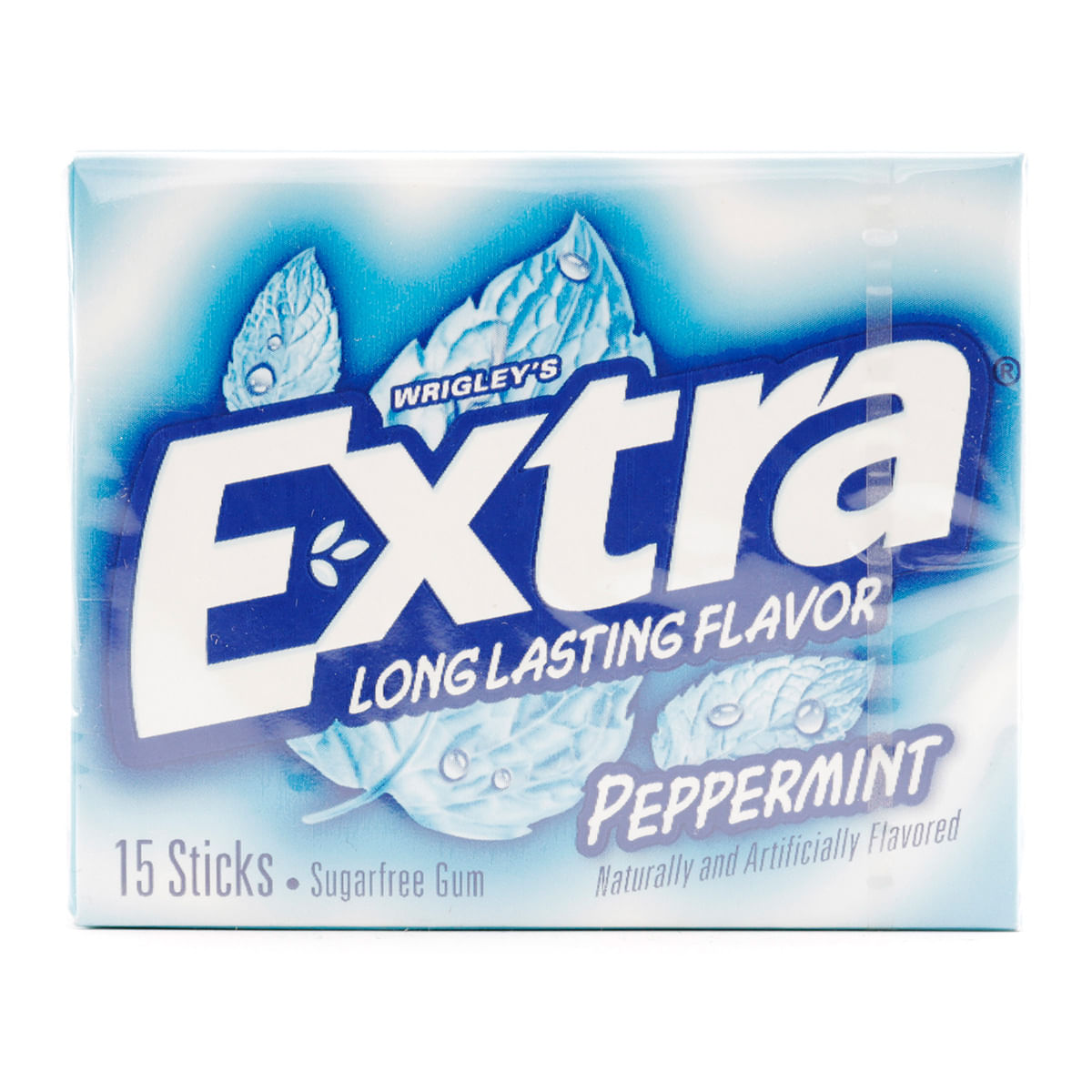 Goma de Mascar Extra Menta Caja x 15 Sticks.