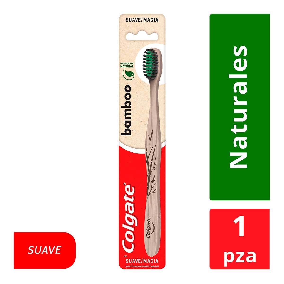 Cepillo Dental Colgate Bamboo Mango Natural Suave Blister x 1 Ud.