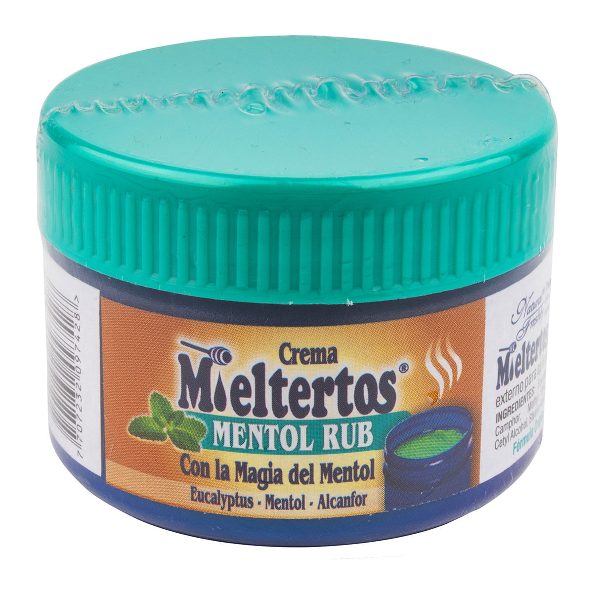 Crema Mieltertos Mentol Rub Natural Freshly Frasco X 60 G.