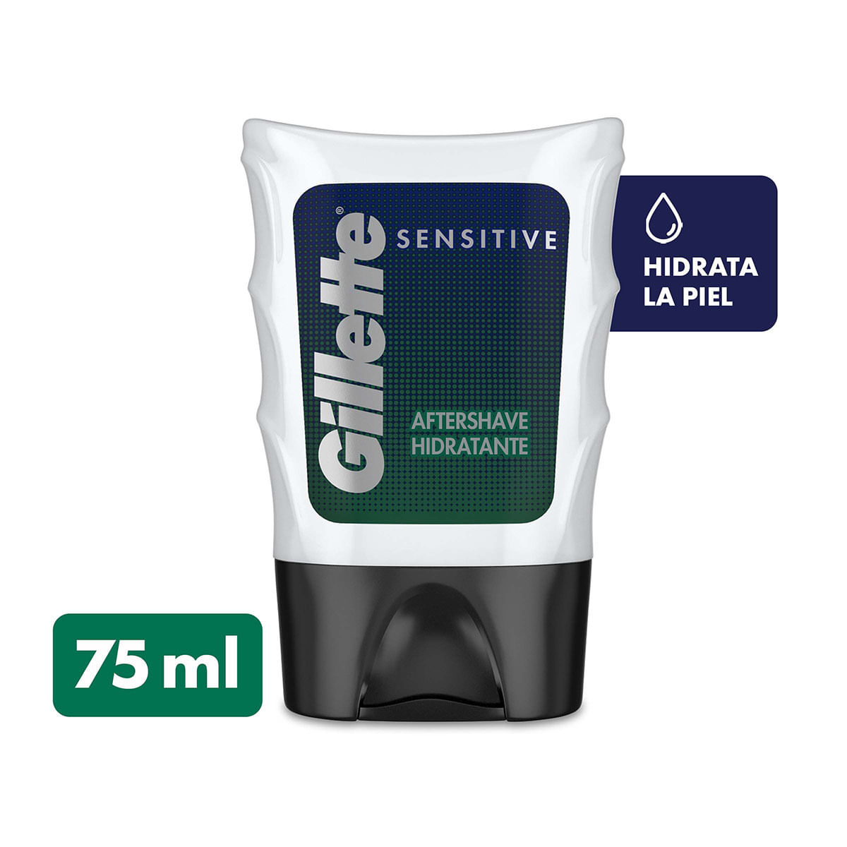 Loción Hidratante para Después de Afeitarse Gillette Sensitive x 75 mL.