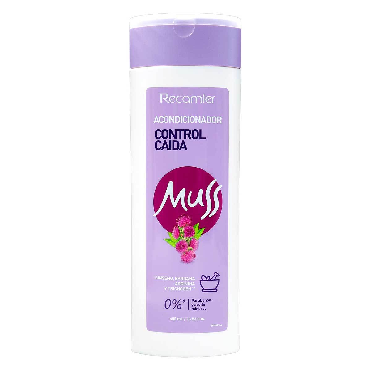 Acondicionador Muss Control Caída Frasco x 400 mL.