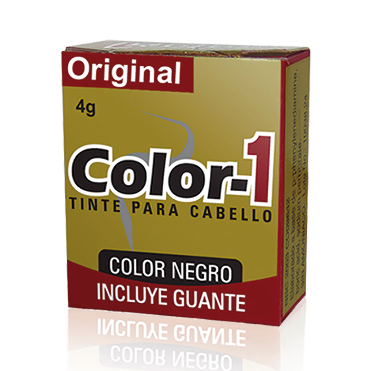 Tinte Para El Cabello Color-1 Original Negro Caja X 4 G.