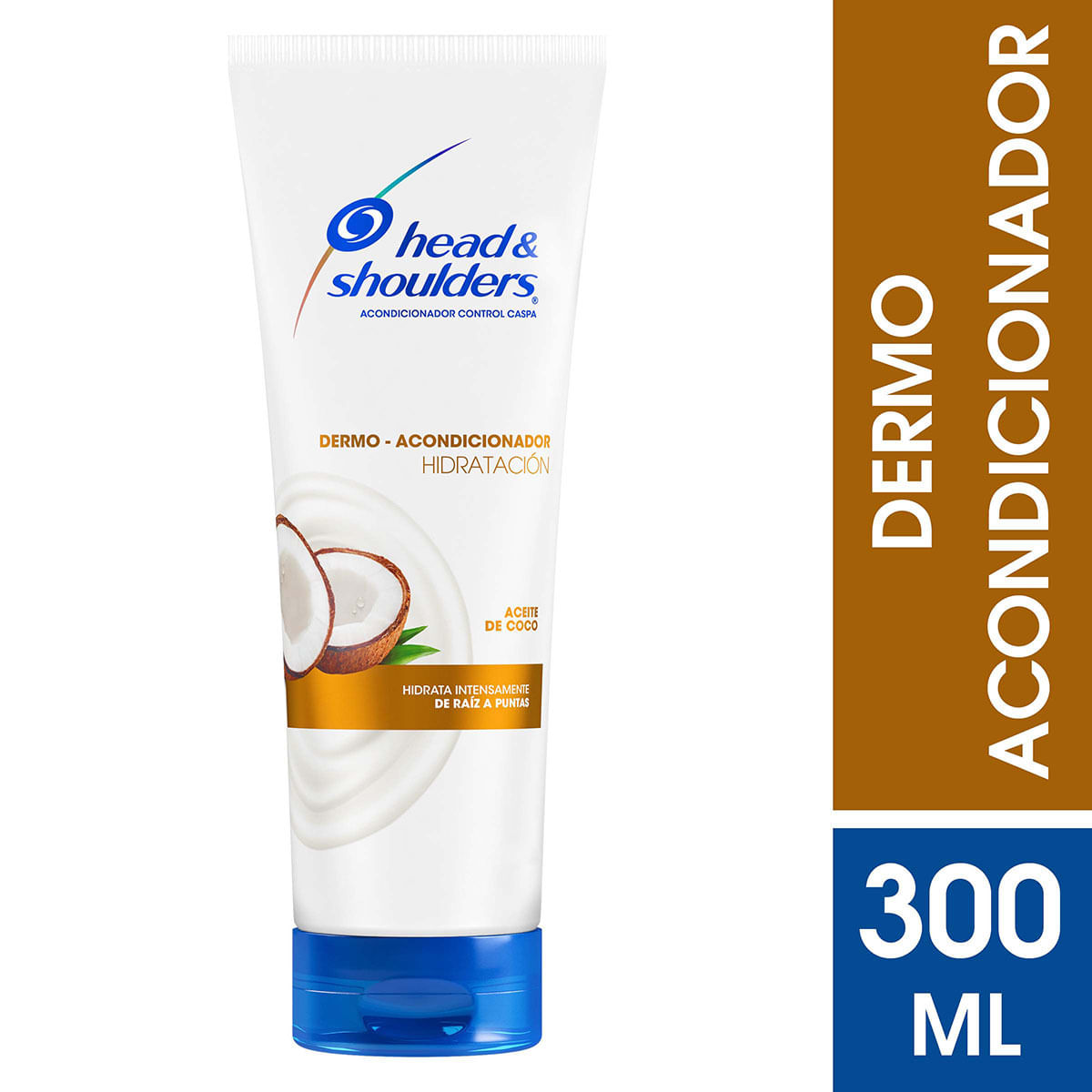 Acondicionador Head & Shoulders Hidratación Aceite de Coco Tubo x 300 mL.