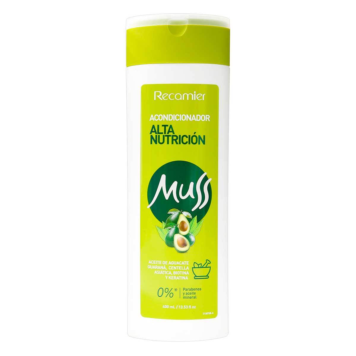 Acondicionador Muss Alta Nutrición Frasco x 400 mL.