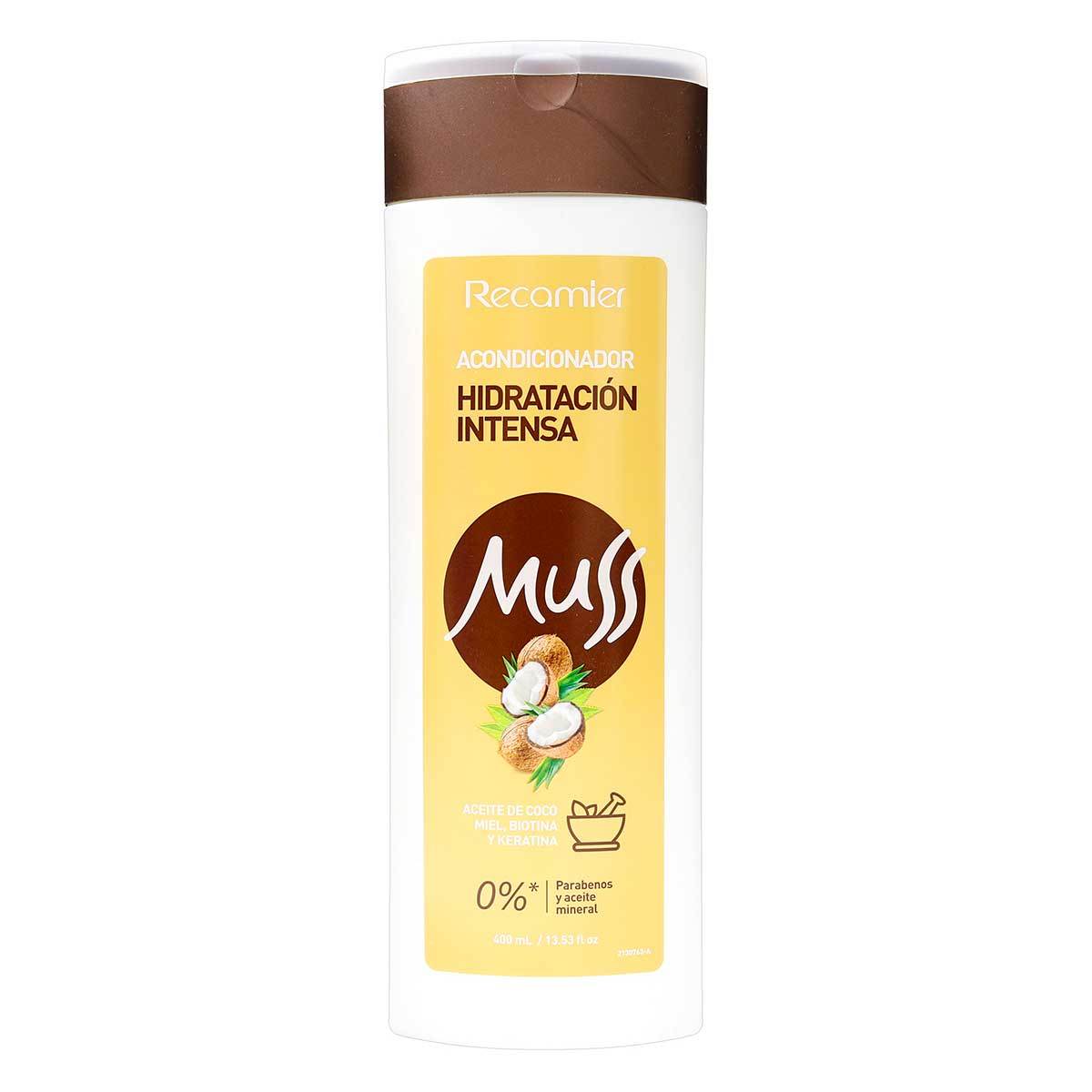 Acondicionador Muss Hidratación Intensa Frasco x 400 mL.