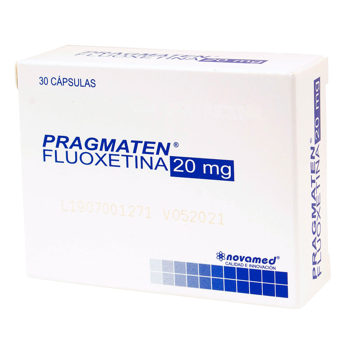 Pragmaten 20 Mg Novamed Caja X 30 Cápsulas.