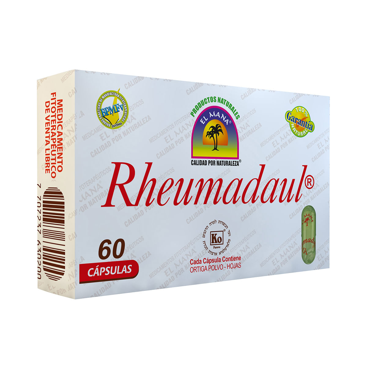 Rheumadaul El Mana Caja X 60 Cápsulas.