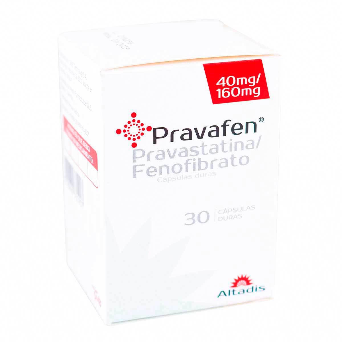 Pravafen 40 Mg / 160 Mg Altadis Caja X 30 Cápsulas.