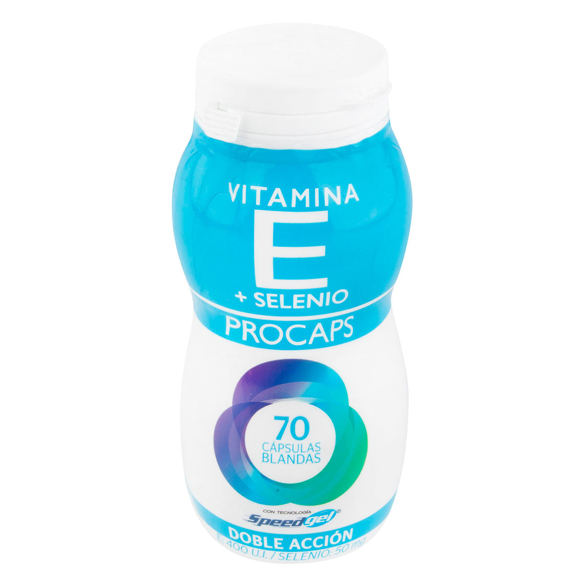Vitamina E+Selenio 400 Ui/50 Mg Procaps Frasco X 70 Cápsulas Blandas.