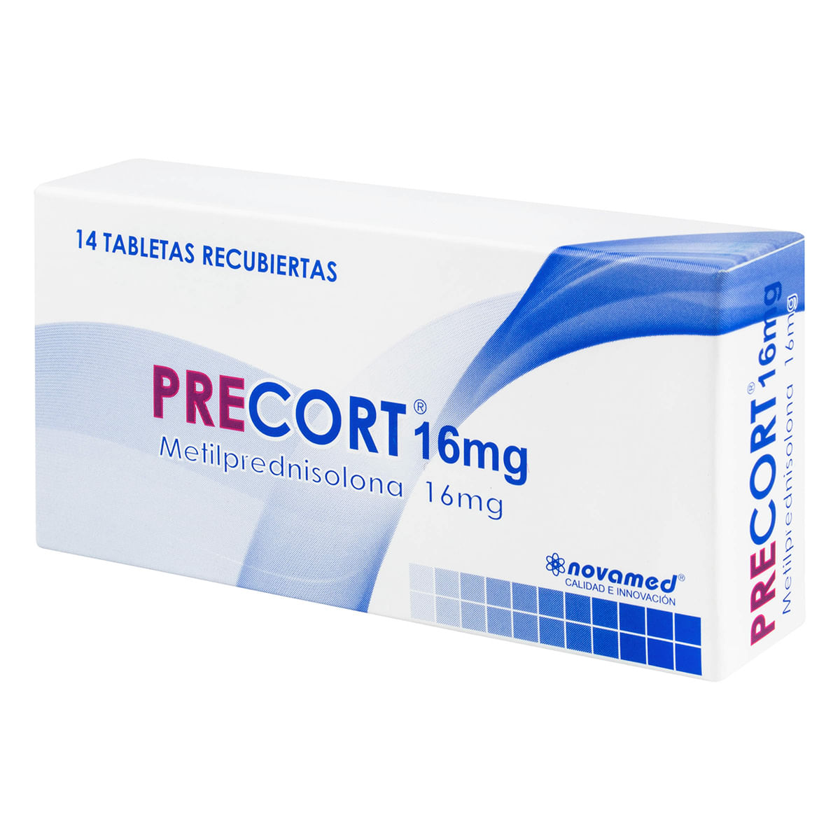Precort 16 Mg Novamed Caja X 30 Tabletas Recubiertas.